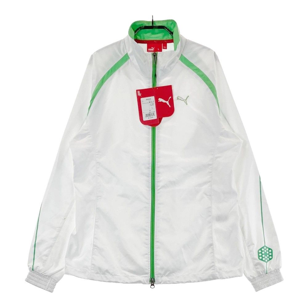 サイズ：L PUMA GOLF プーマゴルフ ジップジャケット ホワイト系