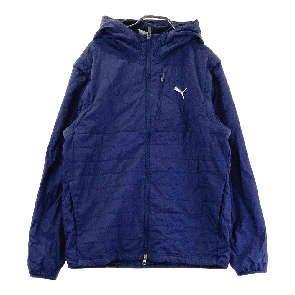 サイズ：XL PUMA GOLF プーマゴルフ  2WAY ジャケット  ネイビー系 [240101364785] ゴルフウェア メンズ ストスト