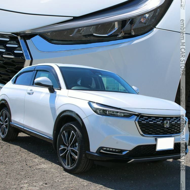 コミュニケーションのある 新型ヴェゼル RV パーツ ヘッドライトガーニッシュ 2P 外装 HONDA VEZEL e HEV ベスト