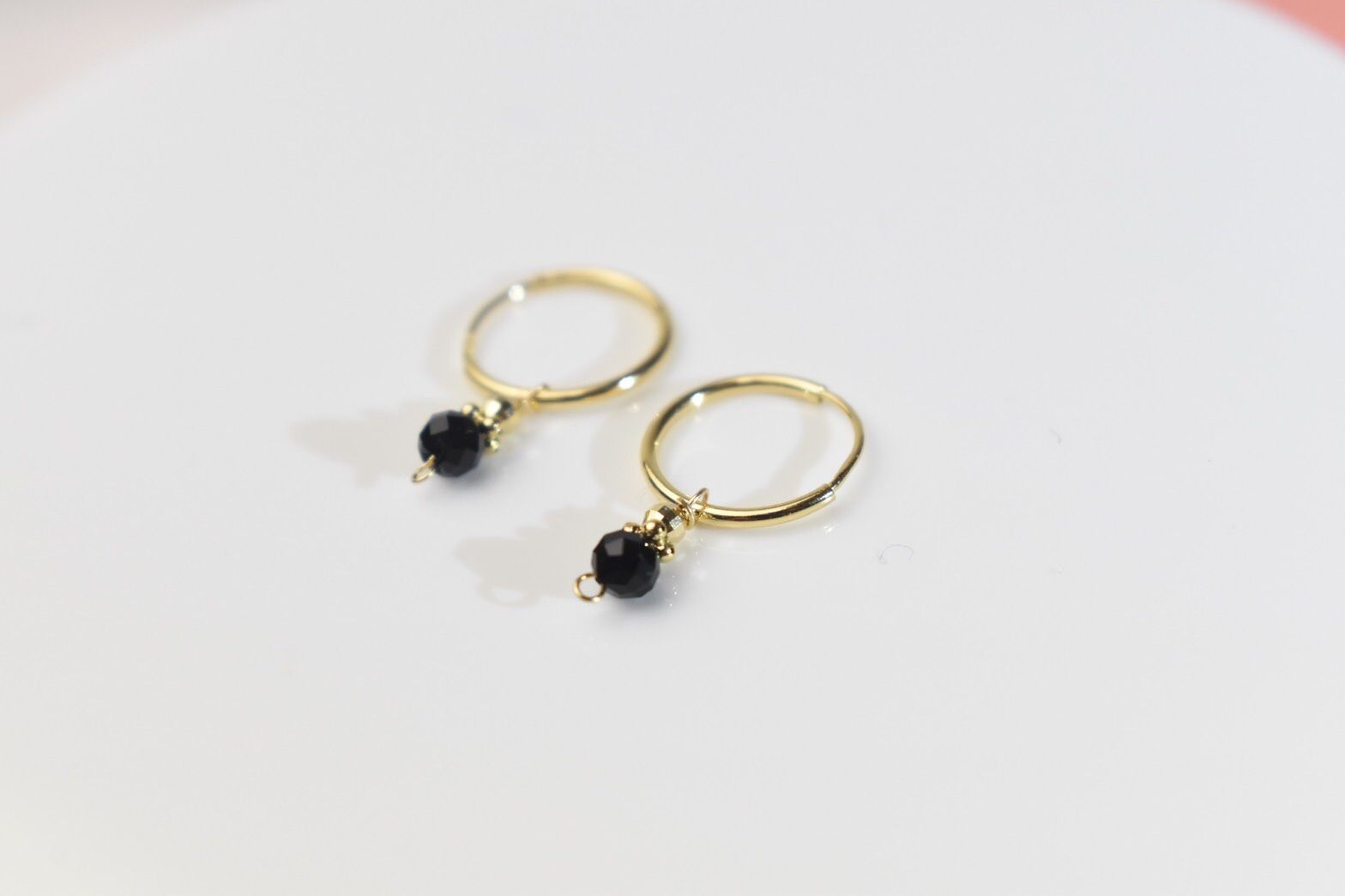 k18 オニキスミラーボールピアス　フープピアス K18 ミラーボール フープピアス 通販 - ディノス