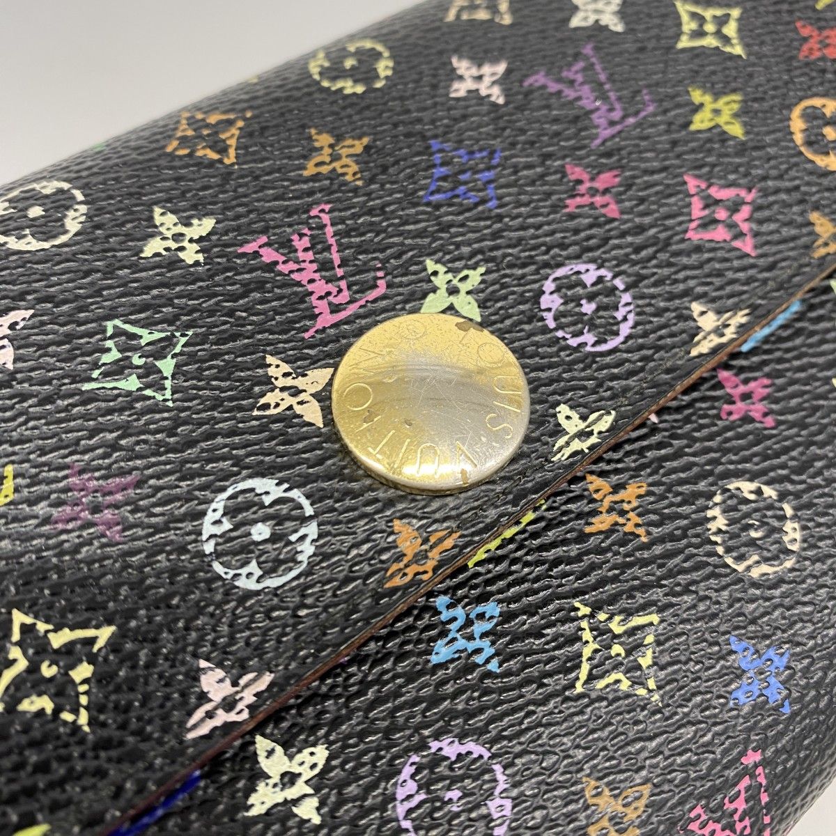 美品 Louis Vuitton 大人気 ブラックレザー長財布 Louis Vuitton ブラック レザー 長財布 - メルカリ