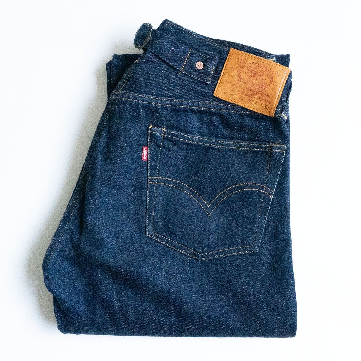 バレンシア製/美品濃紺】 LEVI'S 【201XX ビッグE デニムパンツ 】32