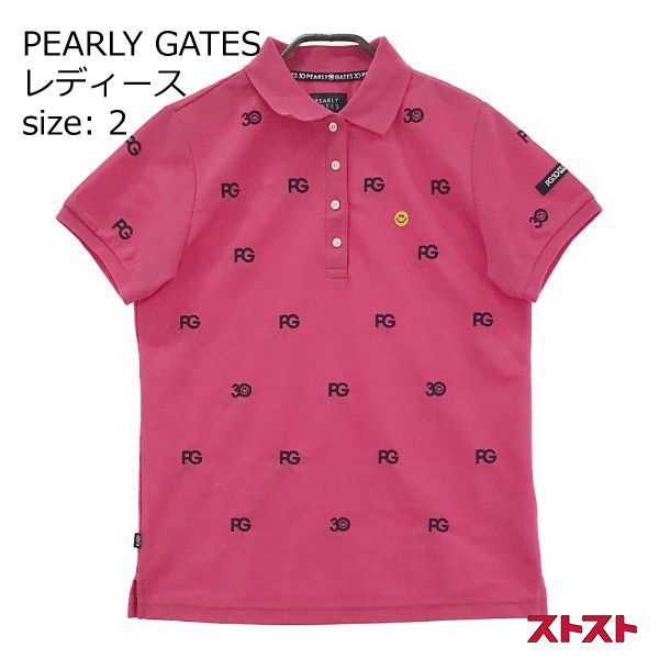 PEARLY GATES パーリーゲイツ 30周年モデル 半袖ポロシャツ ニコちゃん 