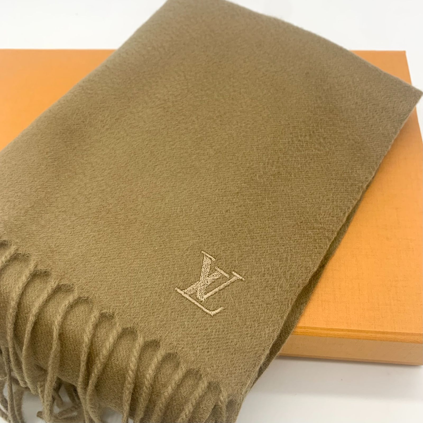 ルイヴィトン エシャルプ ジェラム マフラー　カシミヤ ▽【美品】Louis Vuitton/ルイヴィトン エシャルプ ジェラム