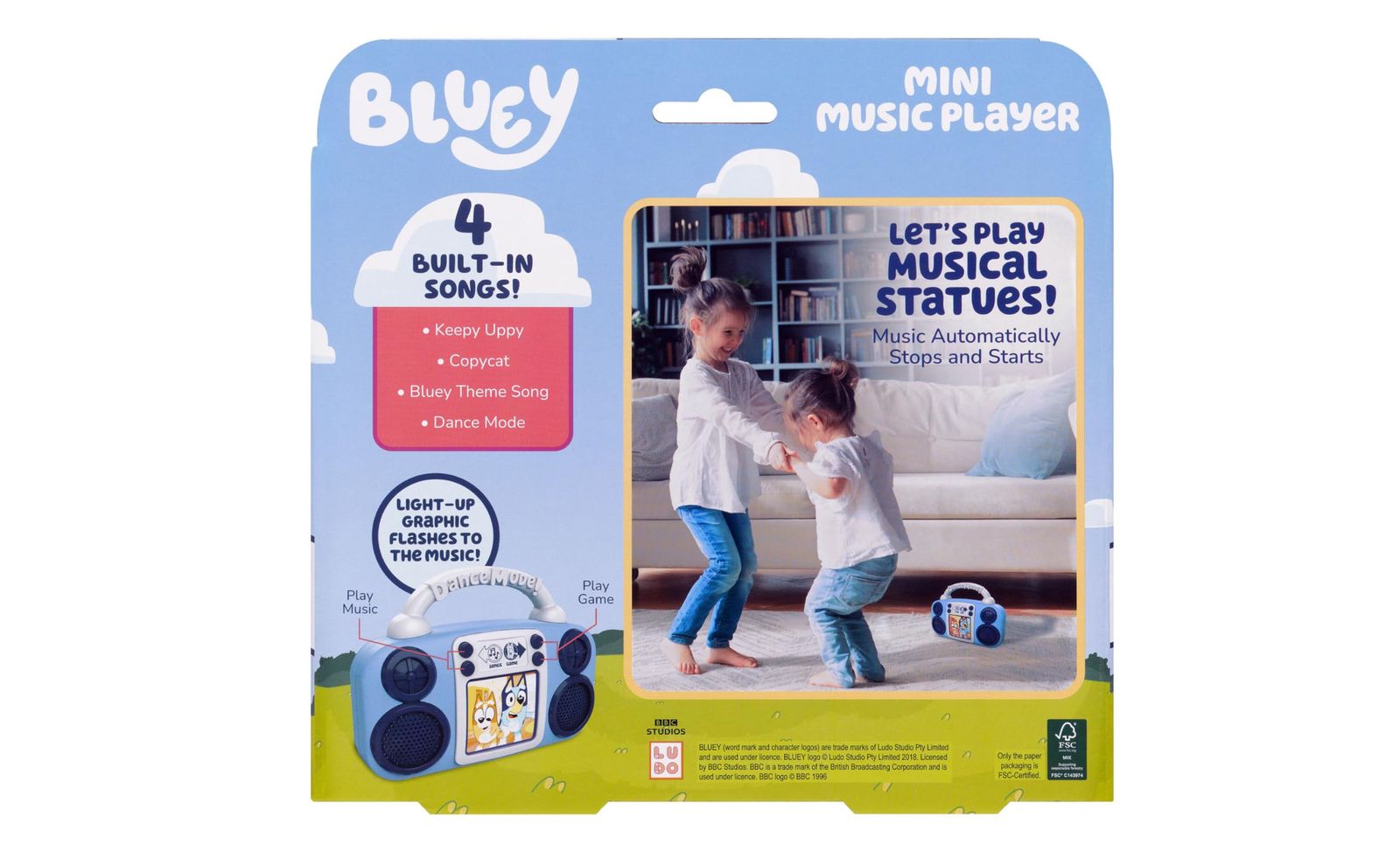 音楽内蔵 Bluey