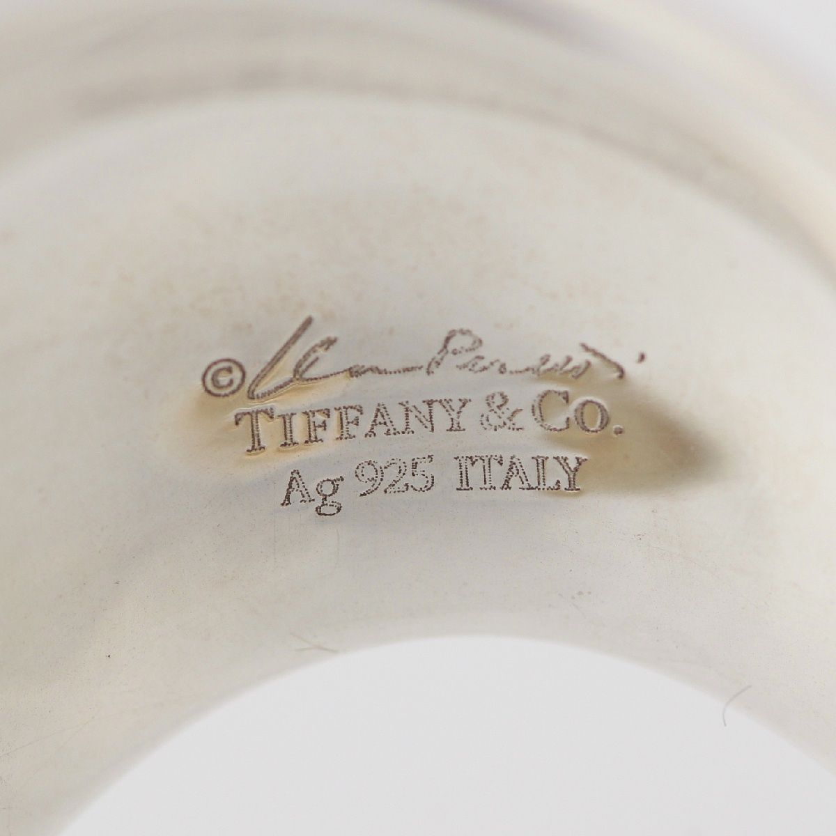 お値下げしました！ティファニー リング エルサペレッティ シルバー925 TIFFANY&Co. 11.5号 ティファニー リング・指輪 ビーン 豆