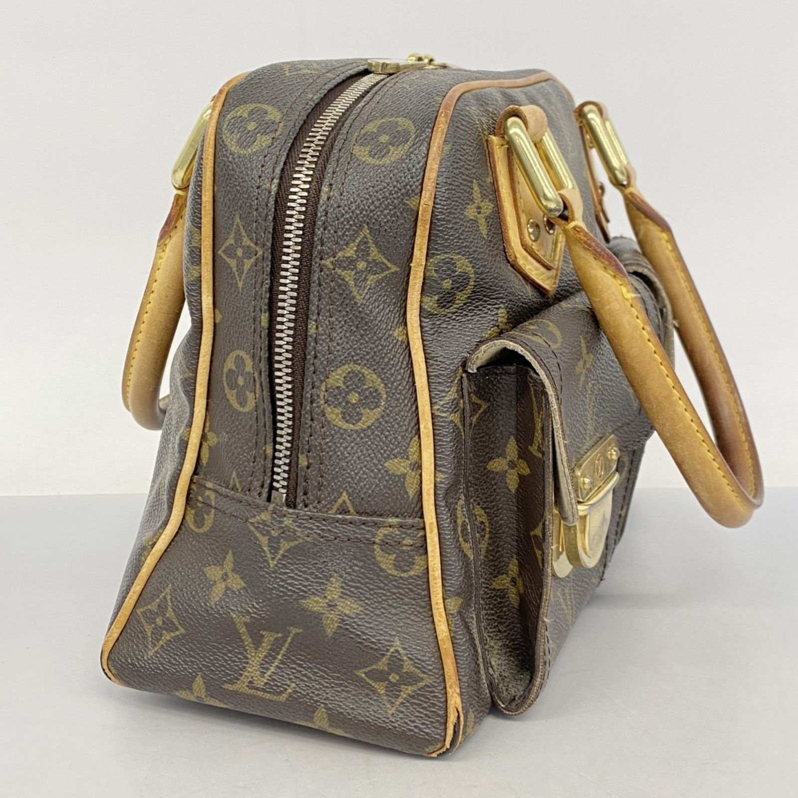 訳あり✨ルイヴィトン　ハンドバッグ　モノグラム　マンハッタン　M40026 LOUIS VUITTON(ルイヴィトン) マンハッタンPMモノグラム