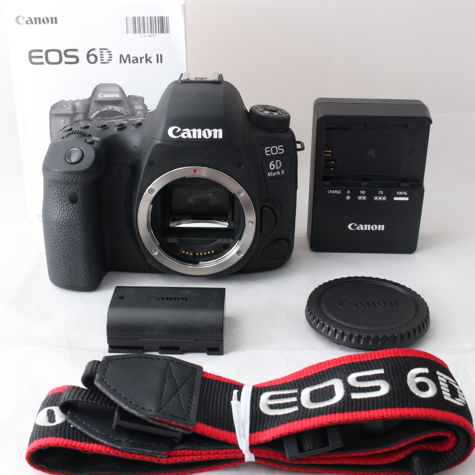 ★美品★ショット数214回！ Canon キャノン デジタル一眼レフカメラ EOS 6D Mark II ボディ #6602