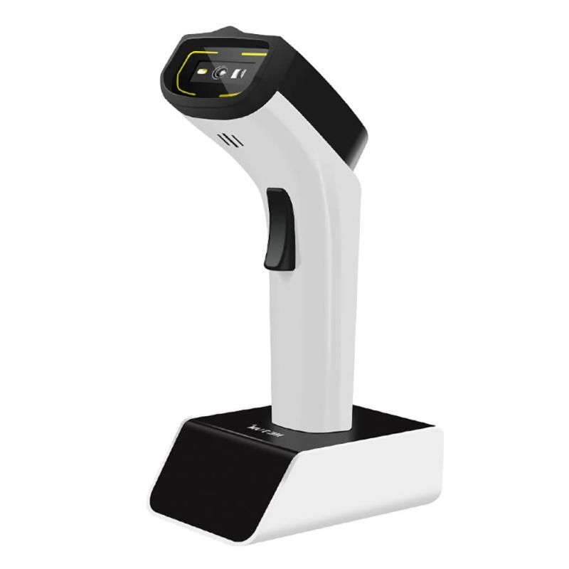 NETUM Bluetooth ワイヤレス 2D バーコード スキャナー 充電クレードル付き ハンズフリー自動感知バーコード リーダー 1D 2D QR pdf417 スキャン ガン MAC OS W
