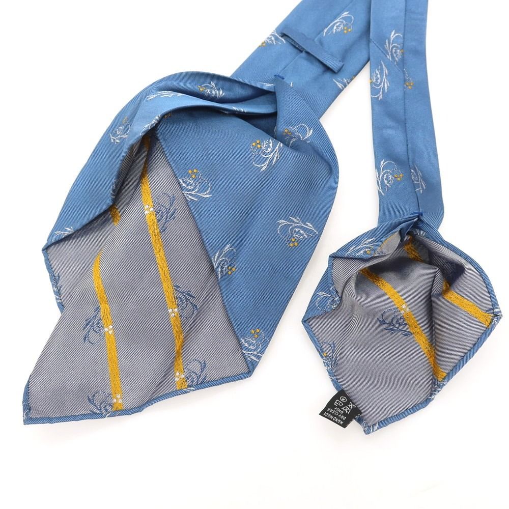 中古】タイユアタイ TIE YOUR TIE セッテピエゲ シルク 小紋柄