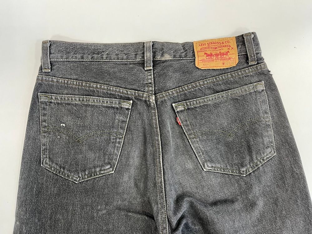 リーバイス Levi's 90'ß 90s 501先染め ブラックデニム オファー
