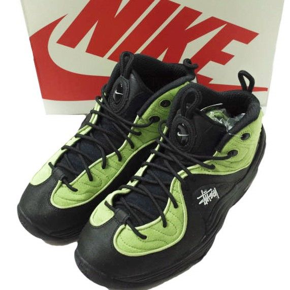 NIKE x STUSSY ナイキ ステューシー 22AW 別注 AIR PENNY 2 SP エアペニー 2 スペシャル DX6933-300  US9(27cm) VIVID GREEN/BLACK-BLACK スニーカー シューズ g11962 - メルカリ