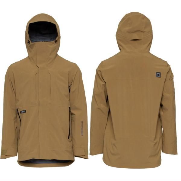 【アウトレット】23-24 L1 ALPHA JKT DULL GOLD Lサイズ メンズ スノーボード スキー スノボウェア ジャケット 型落ち ●