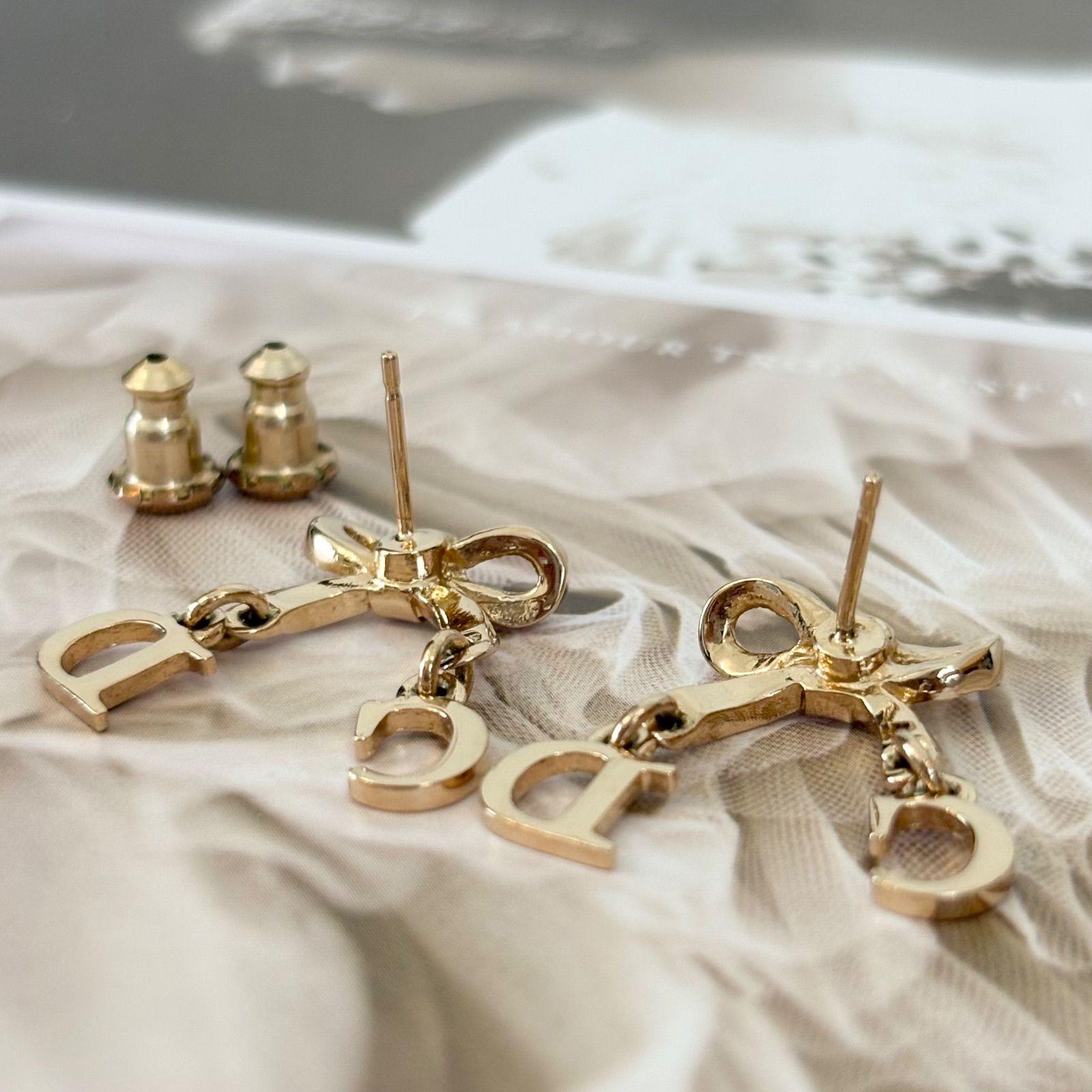 DIOR CDイヤリング Christian Dior ディオール DIOR イヤリング DIO(R)EVOLUTION