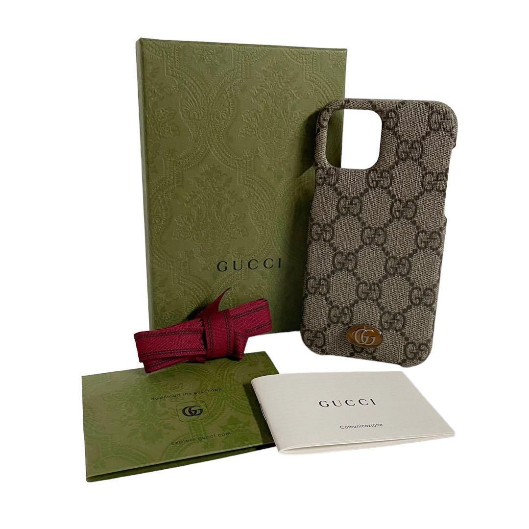 GUCCI グッチ iPhoneケース 12PRO GGスプリーム 美品 - メルカリ