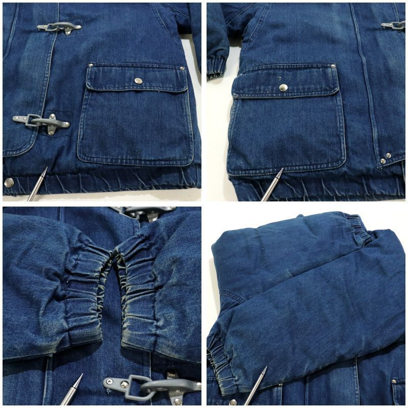 80s vintage RIVER TRADER デニム ファイヤーマン ダウン 80s vintage RIVER TRADER デニム ファイヤーマン ダウン