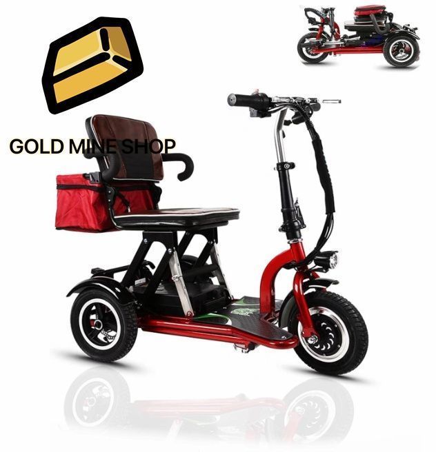 送料無料 新品 電動シニアカート 赤 シルバーカー 車椅子 PSE