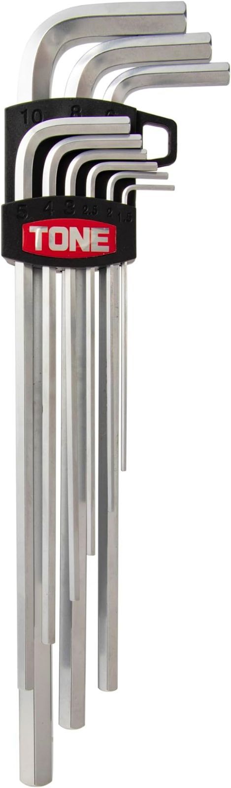 トネ(TONE) ロング六角棒L形レンチセット AL900 内容9点