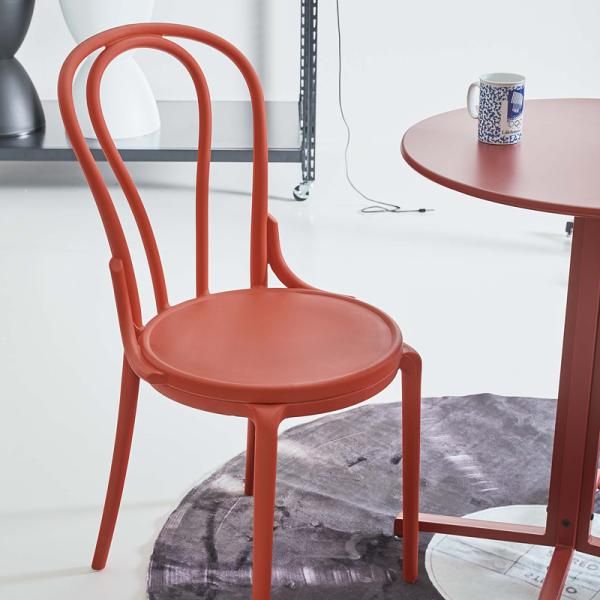 ダイニングチェア シンプル 黒 ブラック グレー 赤 レッド 白 ホワイト 椅子 単品 1脚 スリム スタイリッシュ モダン アート デザイン カフェ風 北欧 【azm-pc-987】