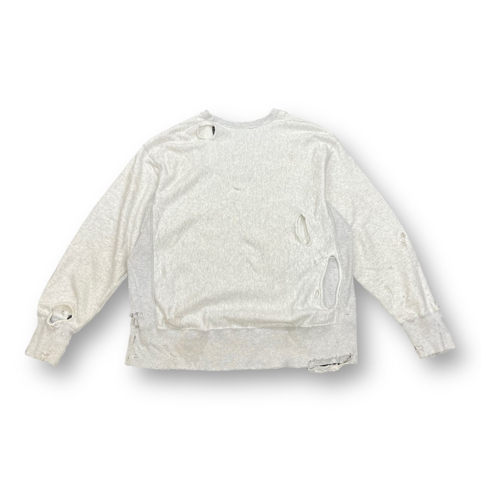 定価31900円 ANCELLM AN M CRASH CREWNECK SWEAT クラッシュ 定価31900円 ANCELLM AN M CRASH CREWNECK SWEAT クラッシュ