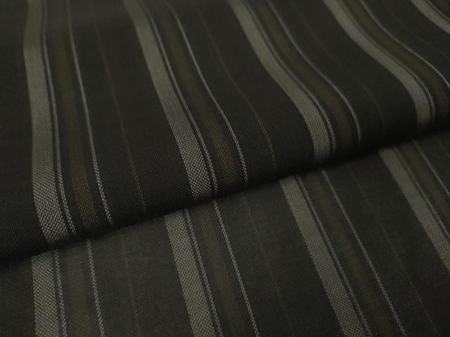 平和屋本店■希少　夏物　本場黄八丈　黒八丈　夏黄八　紗紬　間道　逸品　未使用　DZAA5781kh5 平和屋本店□希少 夏物 本場黄八丈 黒八丈 夏黄八 紗紬 間道 逸品 未