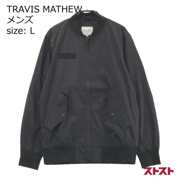 TRAVIS MATHEW 2021年モデル ナイロン ジップジャケット ブラック系 L ［240101049497］