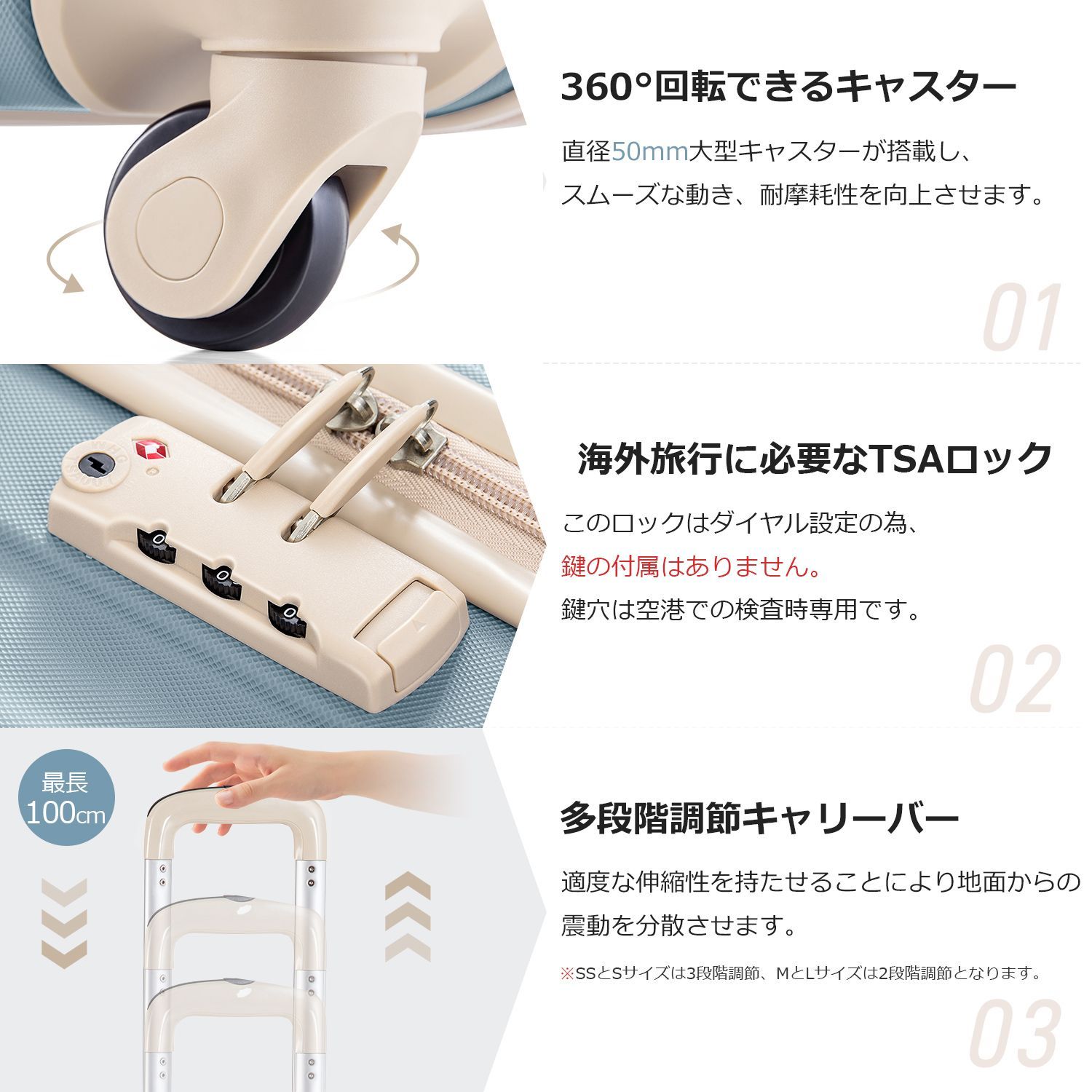 Mサイズ スーツケース