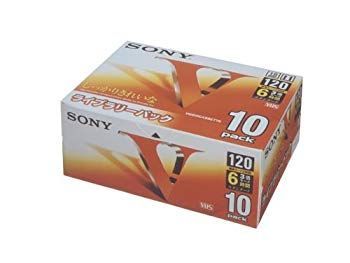 SONY 録画用VHSビデオカセットテープ 120分 10巻 スタンダード 10T120VL cm3dmju