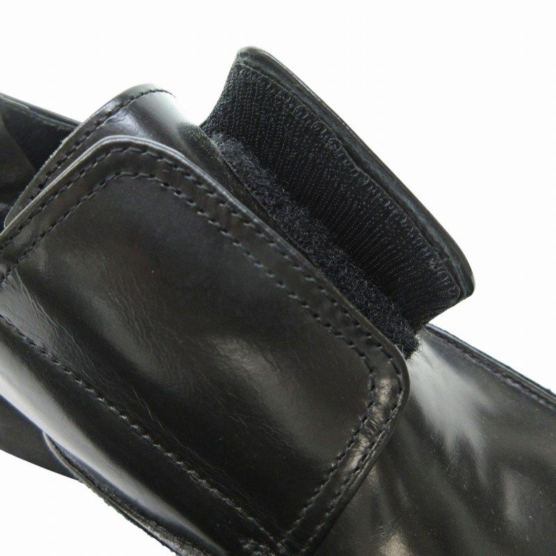 Y's ブラックレザー ローファー　スリッポン　ヨージ　ヤマモト　黒 SOOMTH LEATHER PLATFORM SLIP-ONS(22.5 Black): Y's｜THE SHOP
