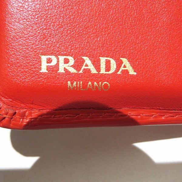 激安通販の プラダ サフィアーノ 1ML018 2つ折り財布 レディース 美品 その他