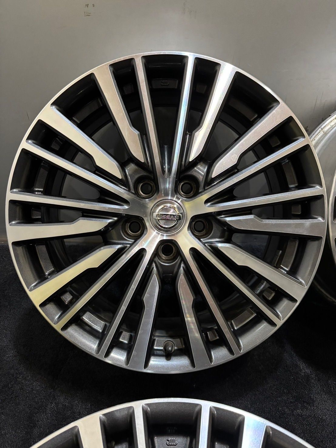 日産 E52 エルグランド 純正 18インチ 7.5J 55 114.3 5H アルミホイール 4本 C-K184