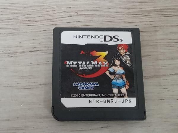 動作確認済 3DS メタルマックス3 動作確認済】 ニンテンドーDS メタルマックス3 - メルカリ