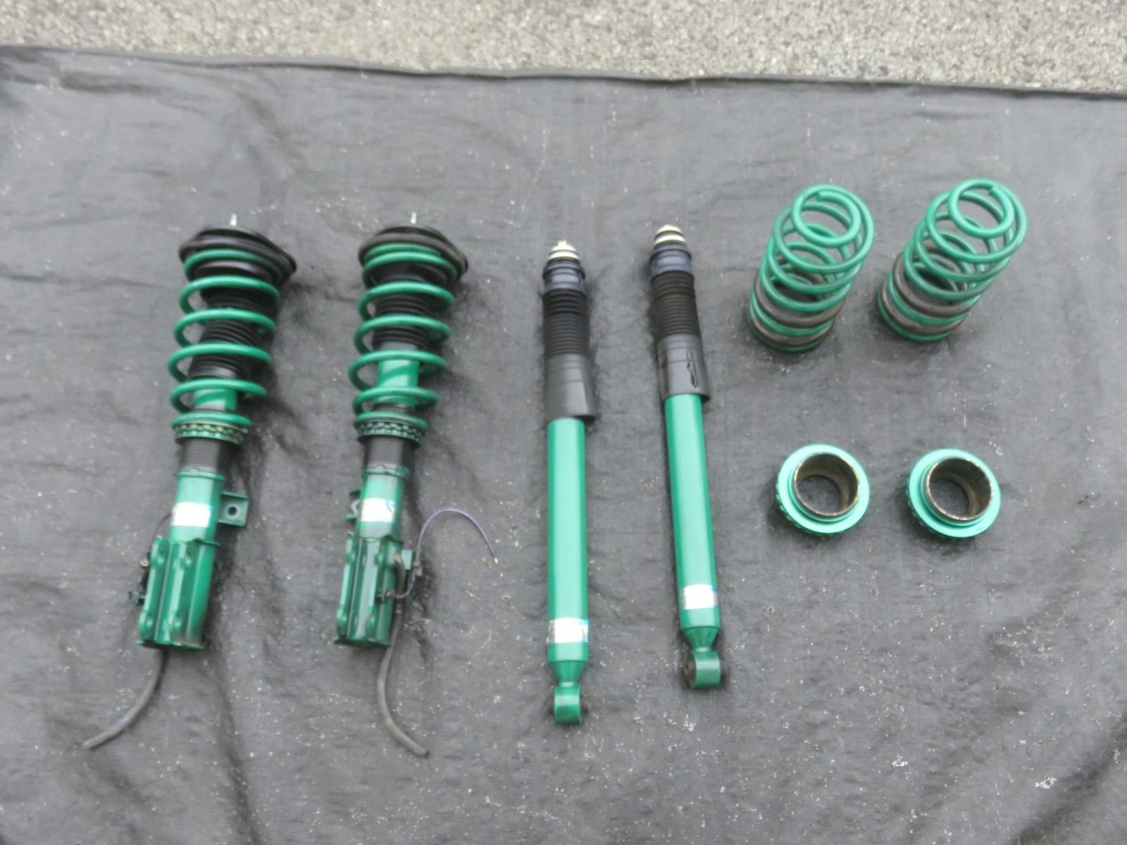 LA6870 エスティマ ACR50W 社外 TEIN 車高調 フロント リア サスペンションキット 一台分 ACR55W GSR50W GSR55W AHR20W 固着無し 抜け 漏れ無し