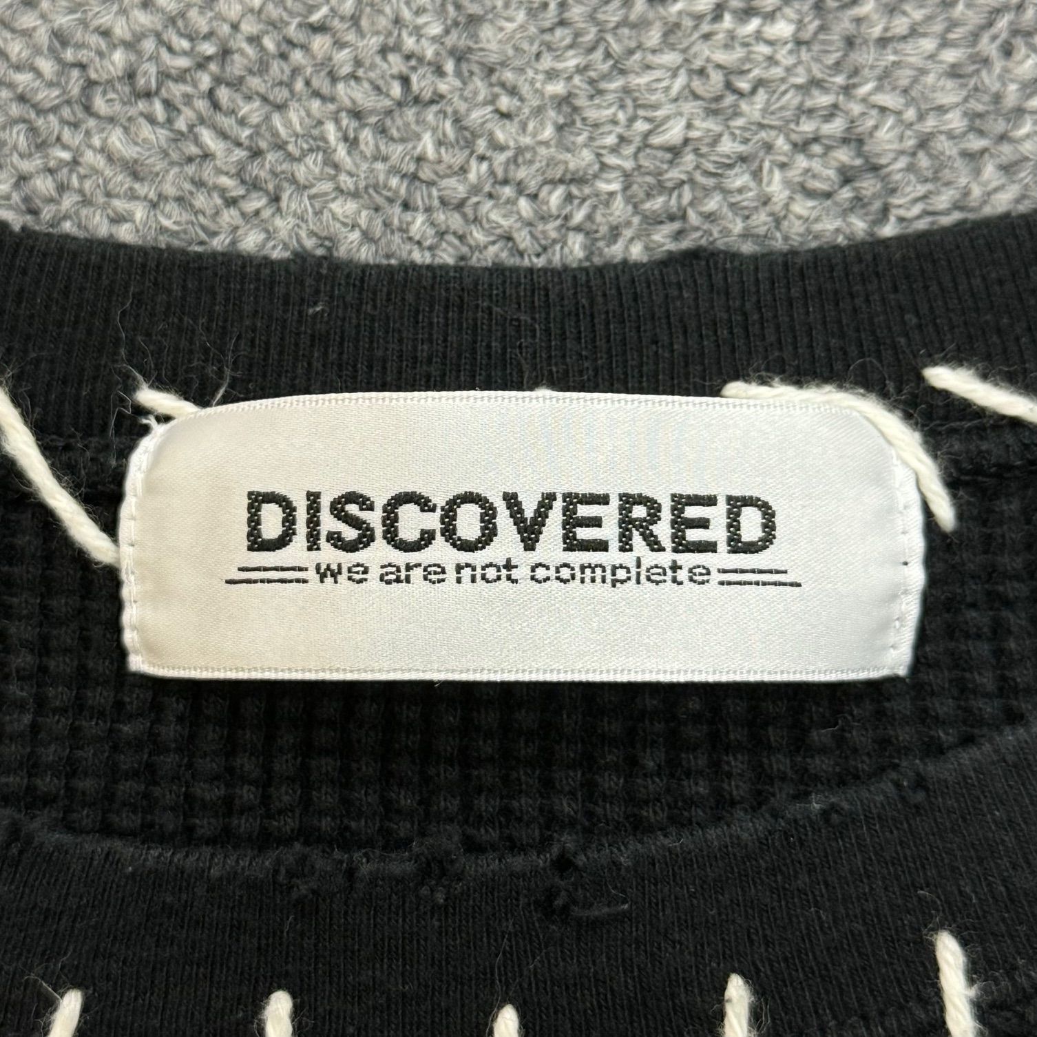 DISCOVERED 22AW DAMAGE WAFFLE CUTSEWN ダメージ ワッフル カットソー 
