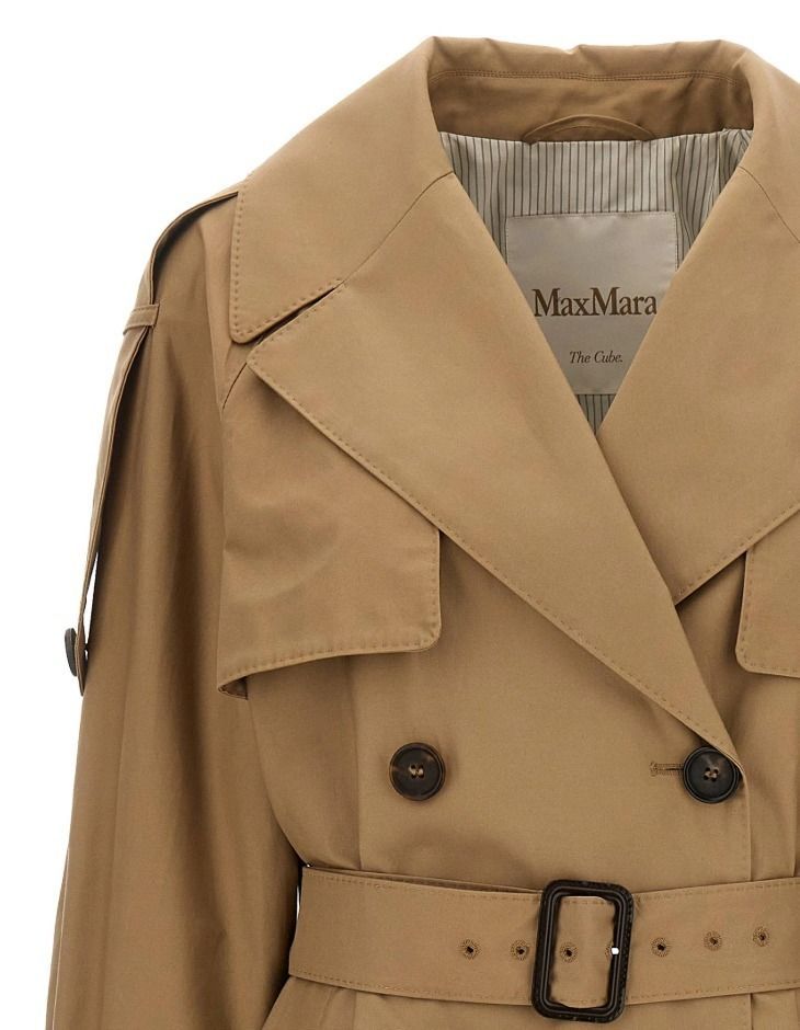 Max Mara THE CUBE オーバーサイズ トレンチコート OTELLO オテッロ] コットン ブレンド オーバーサイズ トレンチ コート
