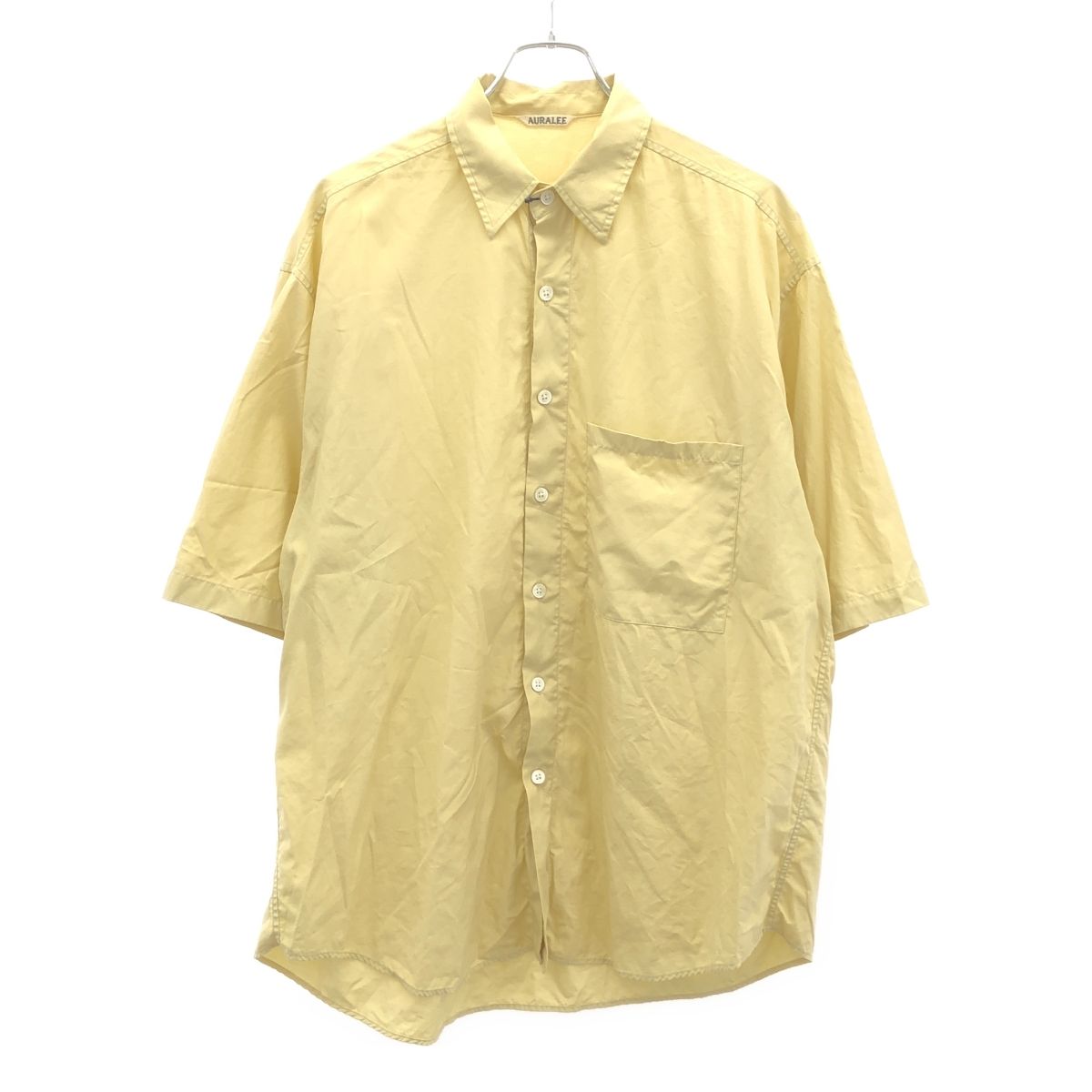 AURALEE オーラリー A00S02TN ビッグハーフスリーブシャツ AURALEE ハーフスリーブシャツ AURALEE オーラリー A00S02TN ビッグ