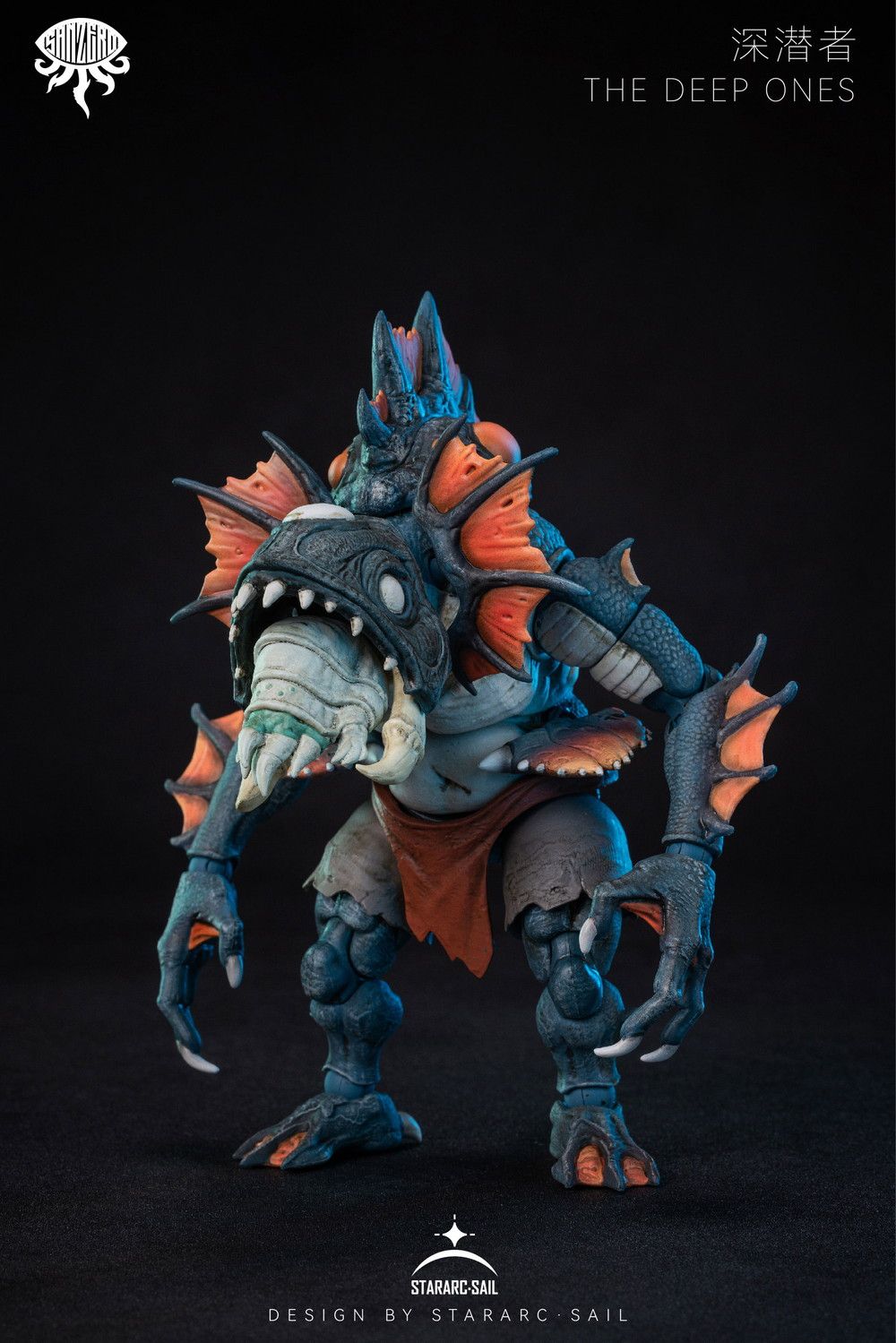 定番，お得 STARARC TOYS SAN ZEROシリーズ THE DEEP ONES（ザ ディープ ワンズ） 可動フィギュア（パープル） その他