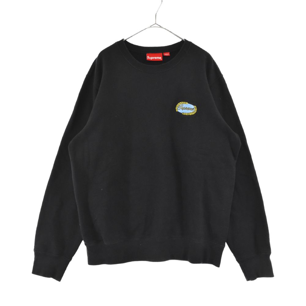 【美品】19SS supreme チェーンロゴクルーネックスウェット SUPREME (シュプリーム) 19SS Chain Logo Crewneck チェーンロゴクルー
