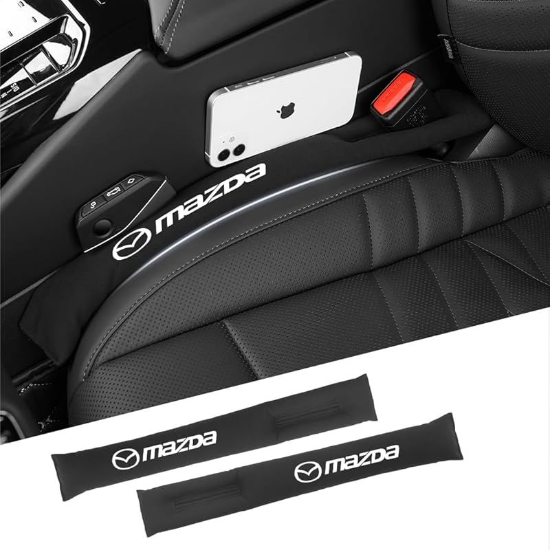 【マツダ専用】隙間クッション 隙間埋め 車用 マツダ専用ロゴ シートサイド クッション mazda カスタム CX5 CX3 CX8 CX30 CX60 MX5 マツダ3 マツダ6 シート コンソール 隙間 落下防止 小物放置 車内 pu