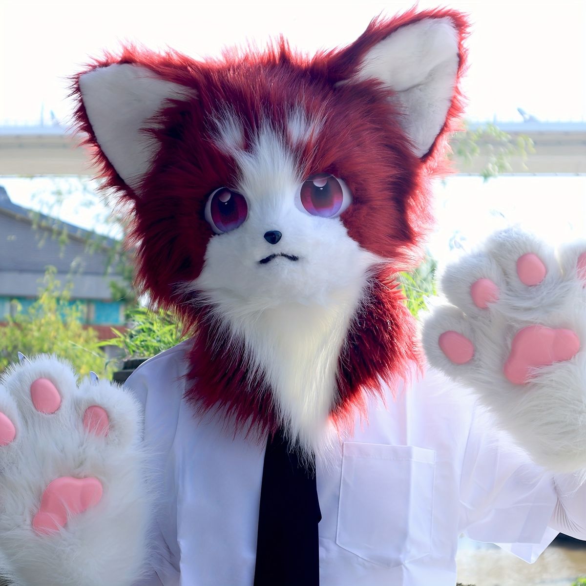 猫キツネ マスク