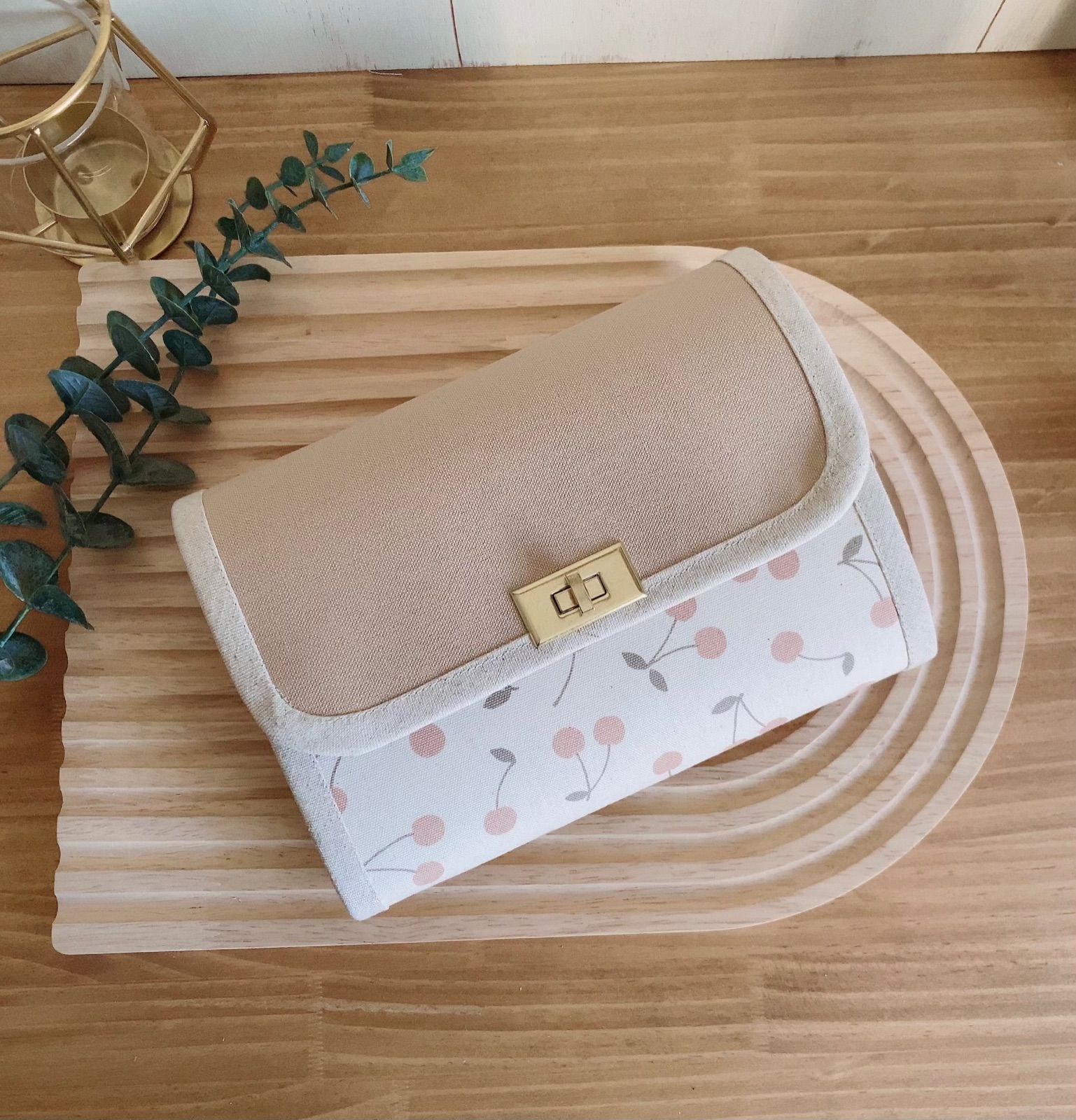 ハンドメイド 母子手帳ケース いやらし マルチケース やりくり財布 
