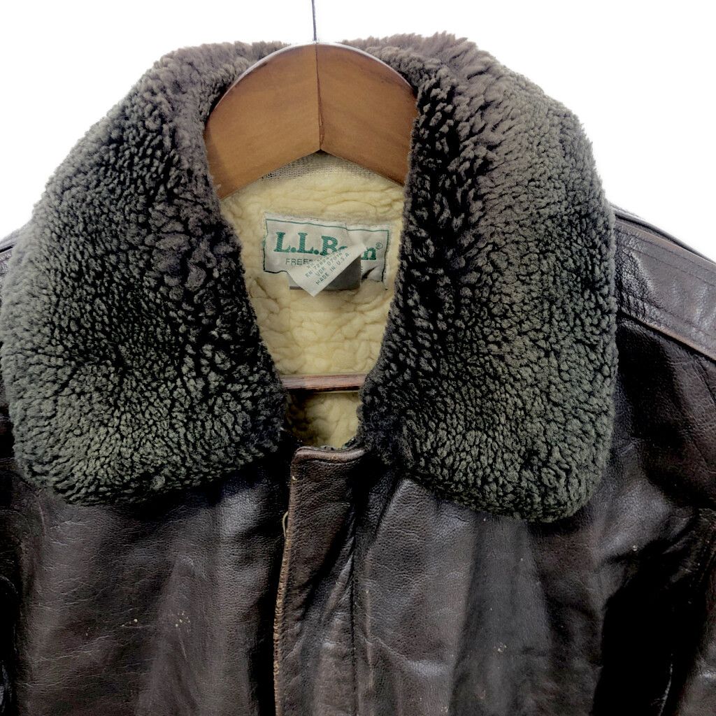 70年代 USA製 L.L.Bean エルエルビーン G-1 レザージャケット