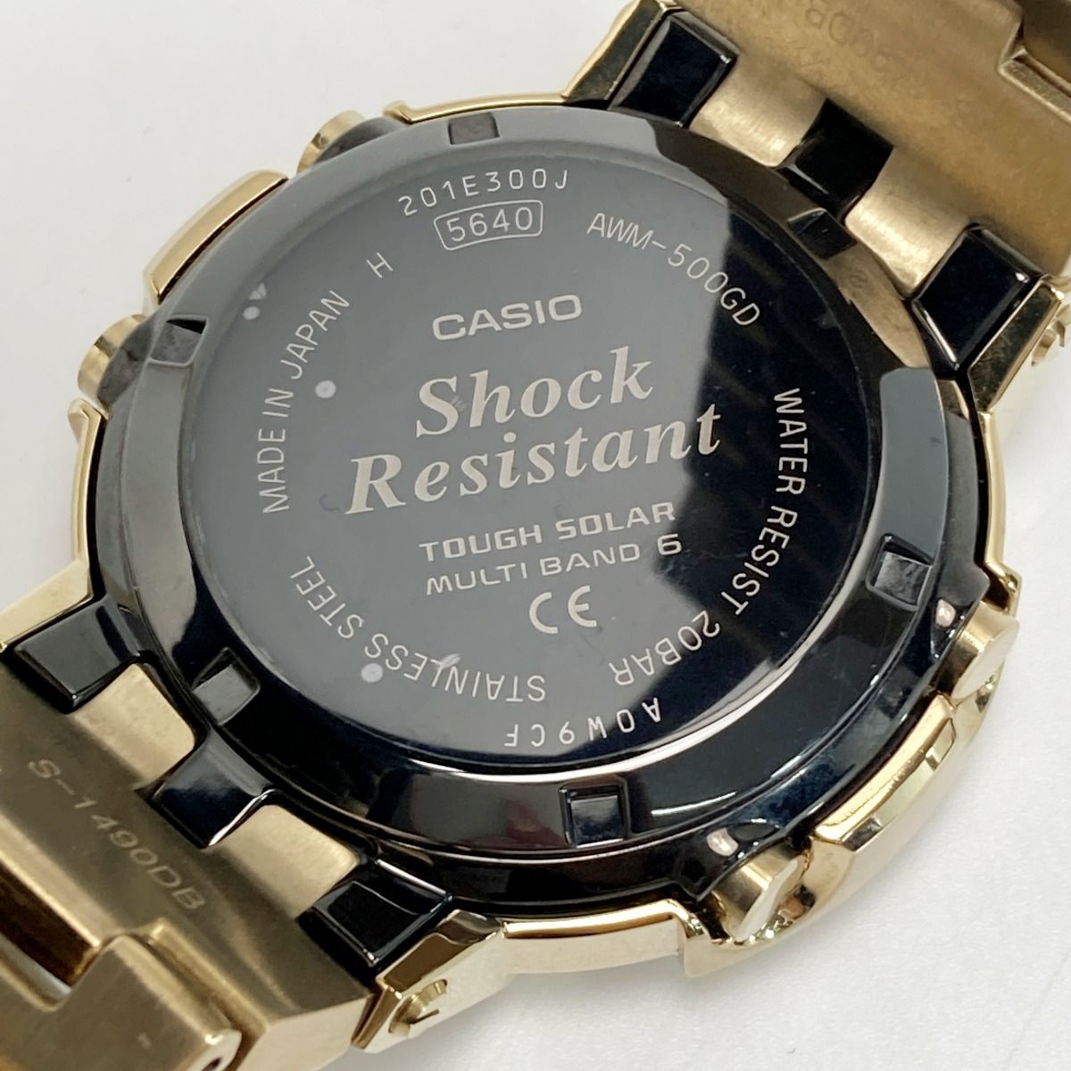 CASIO カシオ G-SHOCK フルメタル アナデジ AWM-500GD-9AJF 電波  
