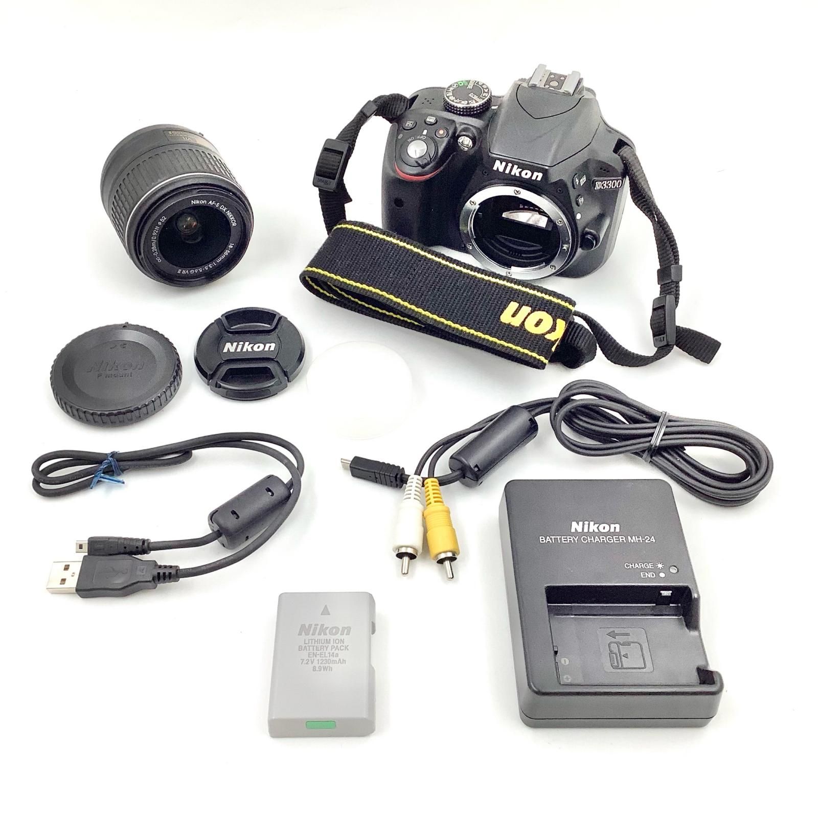【返品保証・美品】Nikon D3300レンズキット Amazon | Nikon デジタル一眼レフカメラ D3300 ダブルズーム