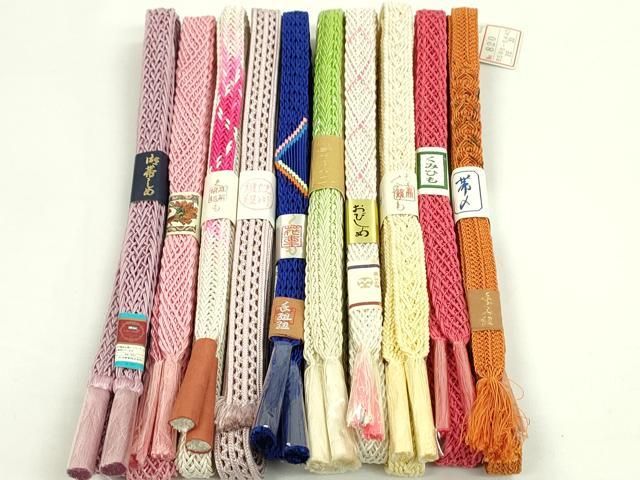 平和屋本店 夏物 和装小物 帯締め10本セット CXAA0396s5