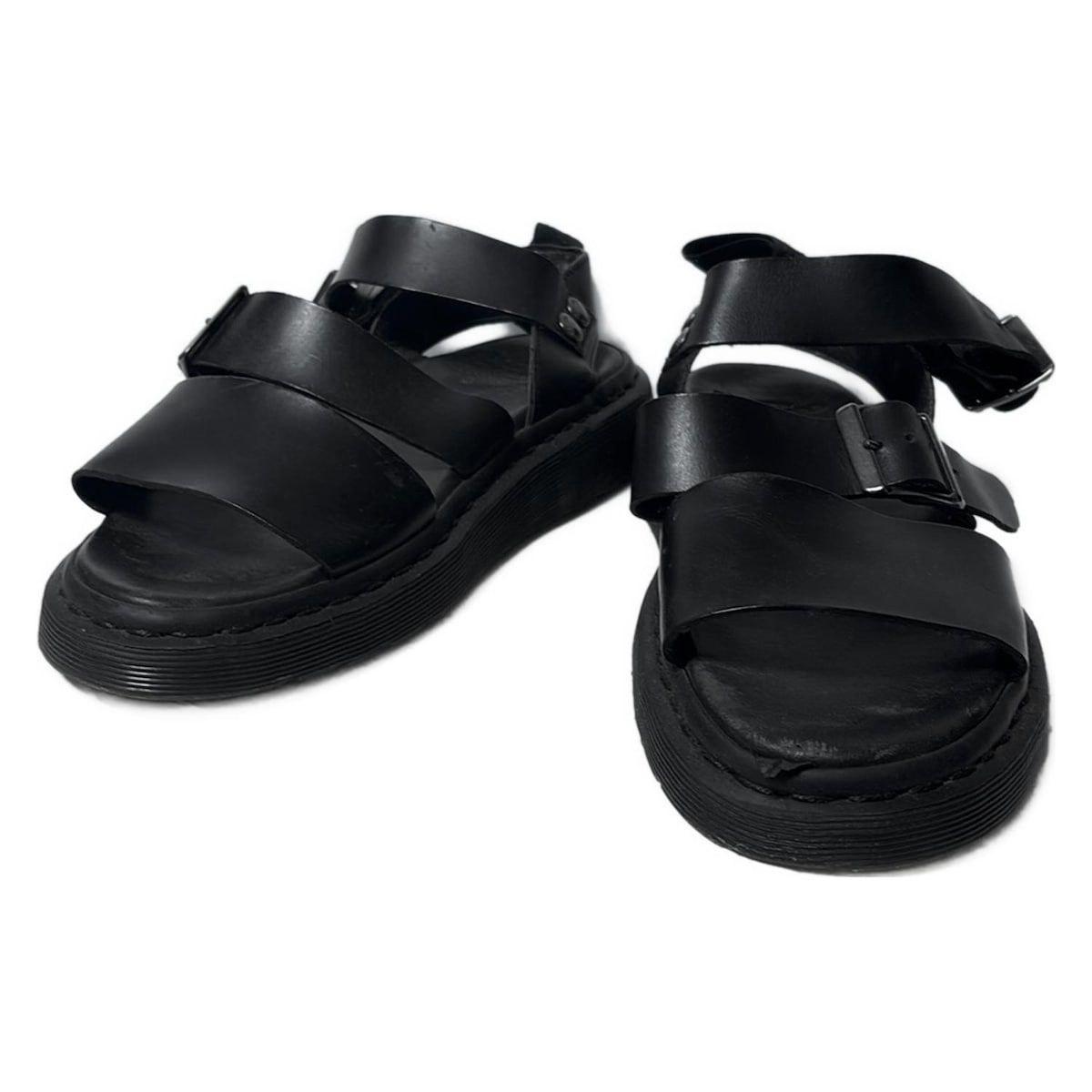 Dr.Martens ドクターマーチン サンダル EU39 レディース - 黒 レザー