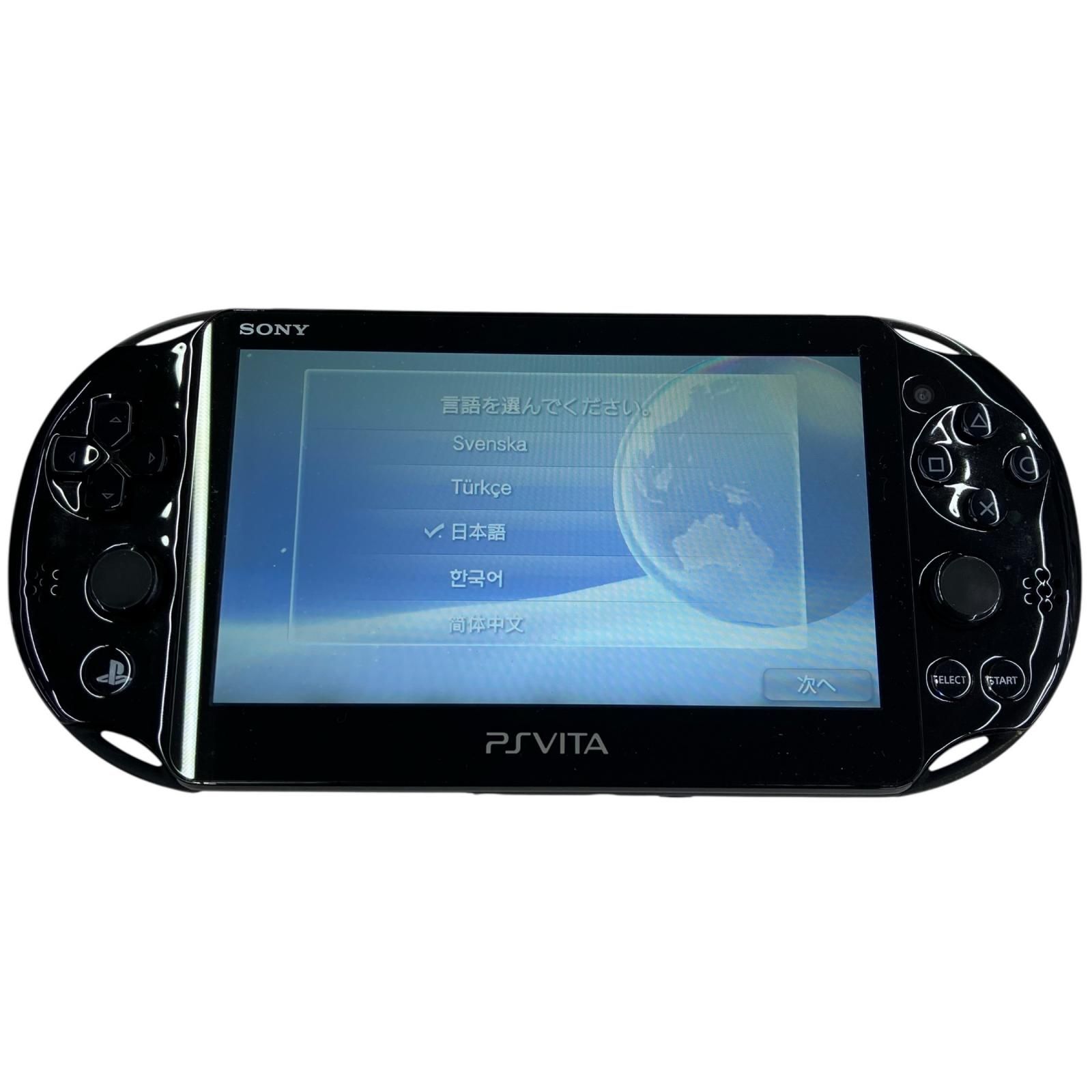 186000 現状品 SONY ソニー Play Station Vita PCH-2000 ブラック