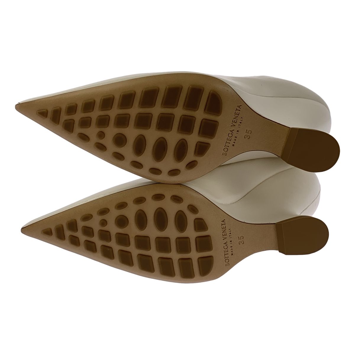 BOTTEGA VENETA | ボッテガヴェネタ | レザー ポインテッドトゥ シューズ | 35 | ホワイト | レディース KIN-KAAI_COM