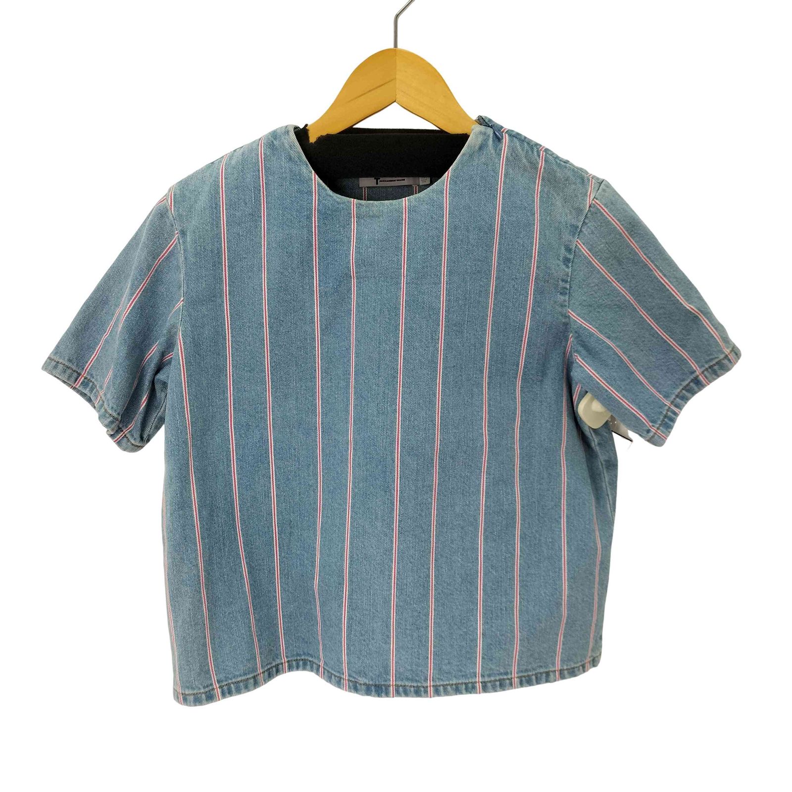 ティーバイアレキサンダーワン T by Alexander Wang ストライプ柄 