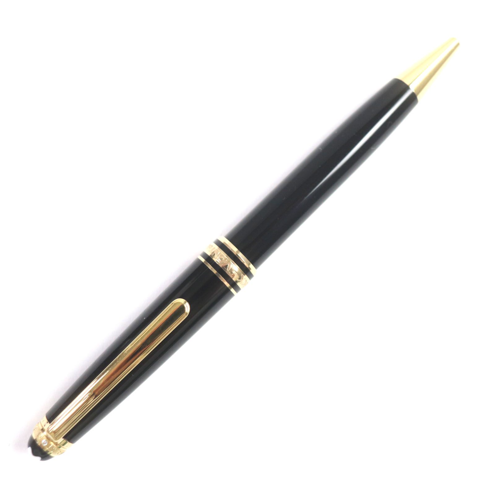 良品▽MONTBLANC モンブラン マイスターシュテュック 75周年 ホワイトスター 1Pダイヤモンド ツイスト式 ボールペン ブラック ゴールド  ドイツ製 メンズ 筆記確認済み - メルカリ